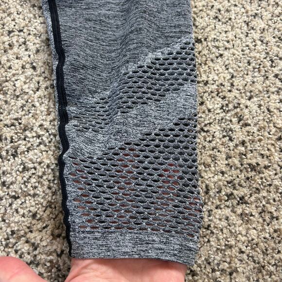 Pink Victoria's Secret Seamless Leggings Size Large Gray High Rise Yoga - Picture 4 of 8